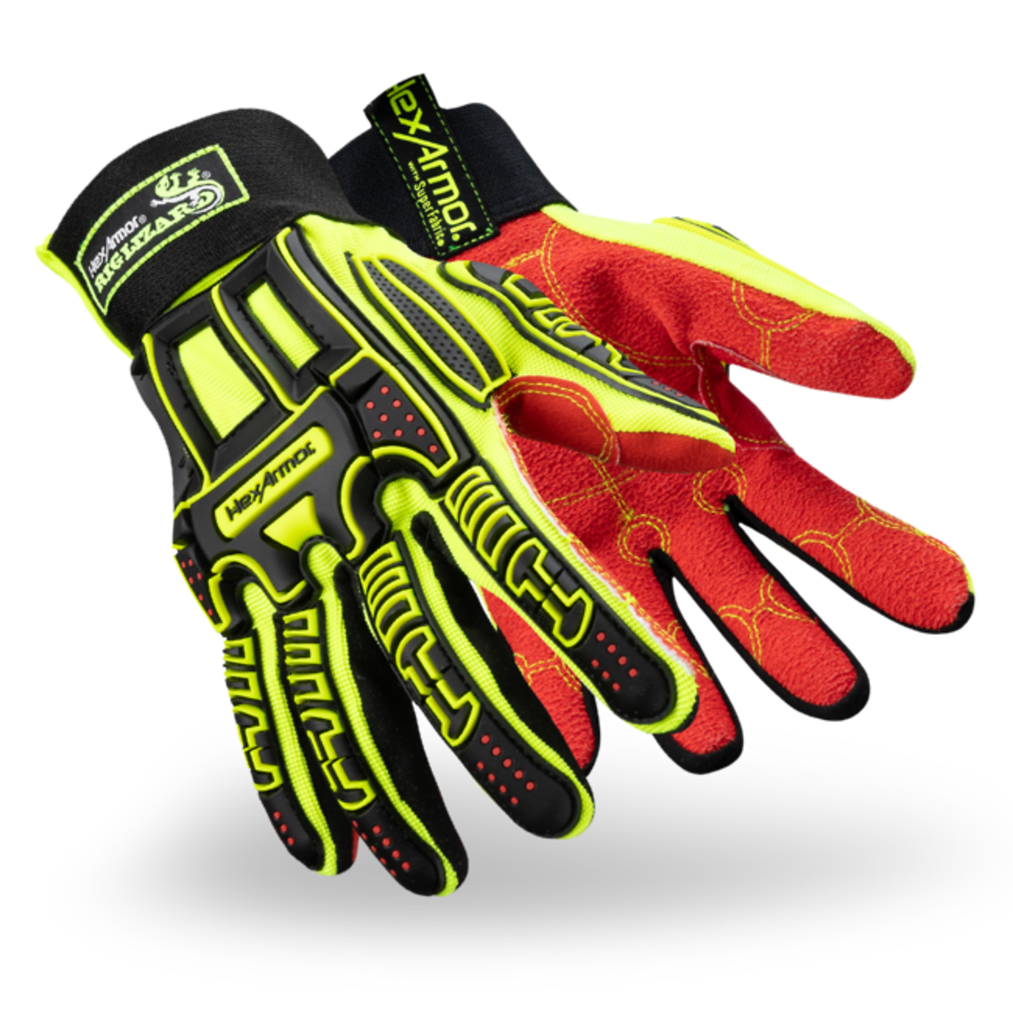 HexArmor Hi-vis Safety Gloves